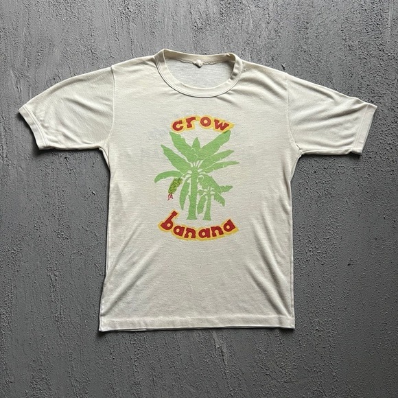 Other - Vintage Grow Bananas Shirt Men Small White 1980s amal ibadah perlindungan